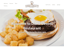 Tablet Screenshot of dianasweets.ca